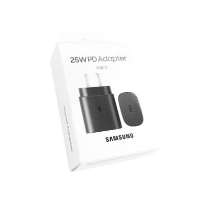 Adaptador De Carga Samsung 25W Tipo C En Blister 100% Original Negro
