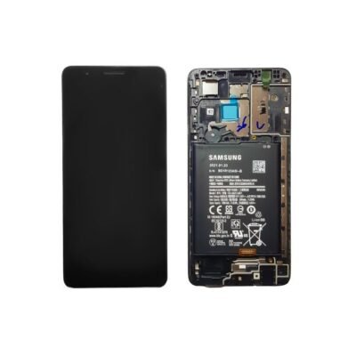 Modulo Samsung Galaxy A01 Core A013 + Bateria Con Marco - Negro Original