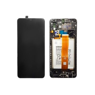 Modulo Samsung Galaxy A02 A022 Flex SM-A022F + Bateria Con Marco - Negro Original