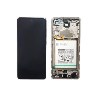Modulo Samsung Galaxy A72 A725 + Bateria Con Marco - Negro Original