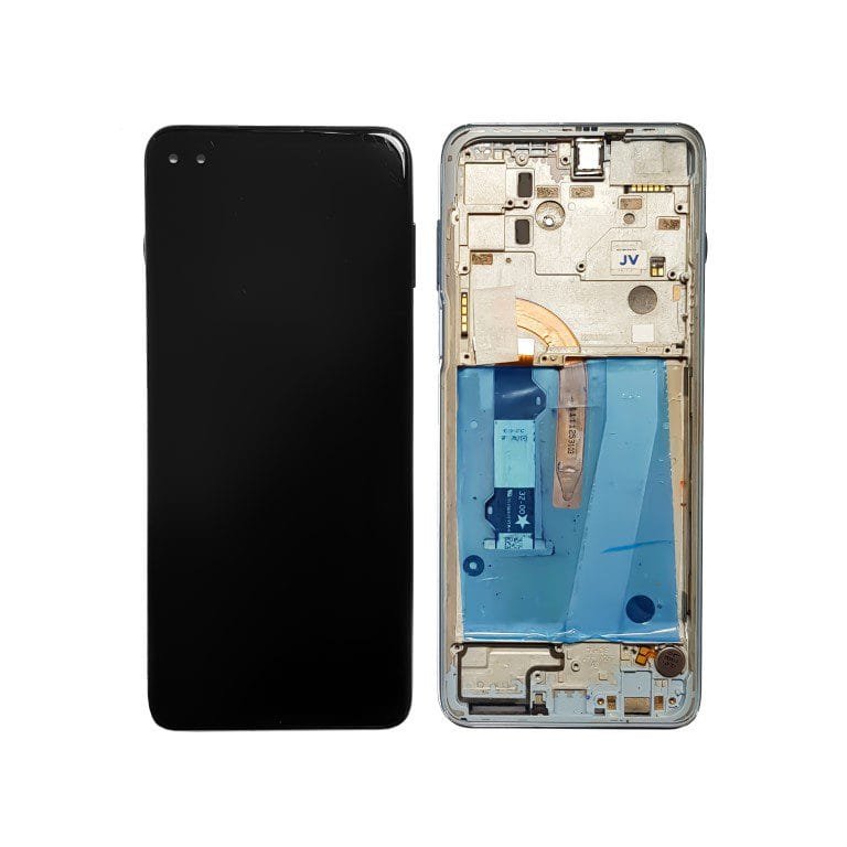 Modulo Motorola Moto G100 XT2125 Recuperado Clase A Con Marco - Azul Original - Imagen 1