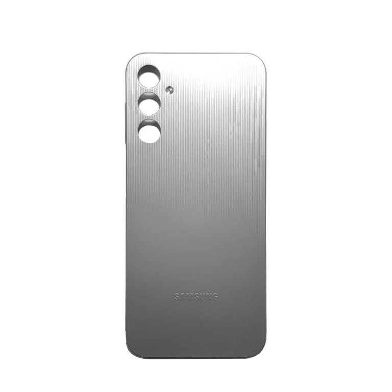Tapa Trasera Samsung Galaxy A14 5G A146 Sin Lente De Camara Con Botones De Volumen - Plateado Original - Imagen 1
