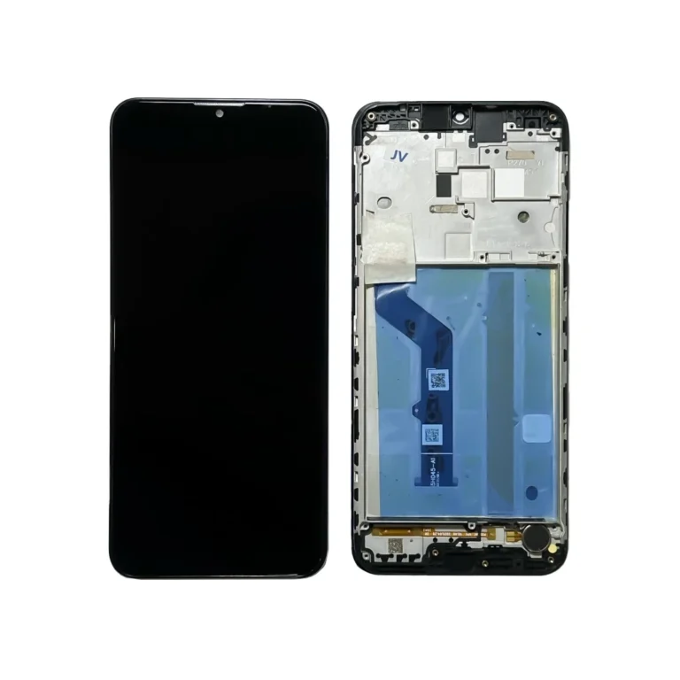 Modulo Motorola Moto E7 XT2095 Recuperado Clase A Con Marco - Negro Original - Imagen 1