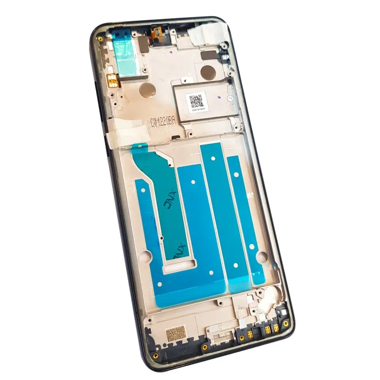 Marco Medio Con Flex De Encendido Y Sensor Proximidad Motorola Moto One Action XT2013 Sin Lente - Azul Nuevo - Imagen 1